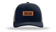 Load image into Gallery viewer, World&#39;s Best Dad Leather Patch Richardson 112 Hat
