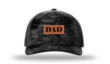 Load image into Gallery viewer, Dad Leather Patch Richardson 112PFP Camo Hat
