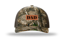 Load image into Gallery viewer, Dad Leather Patch Richardson 112PFP Camo Hat
