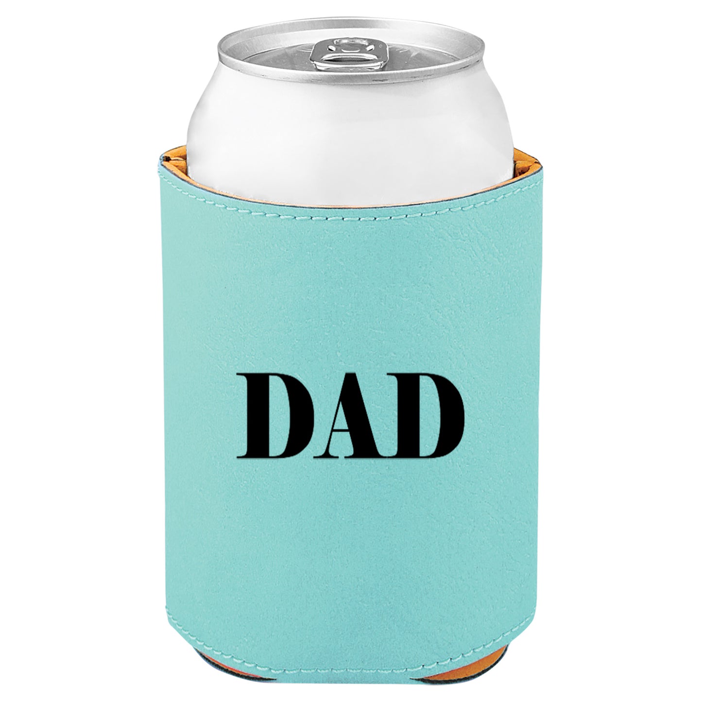 Dad Leatherette Koosie-Teal