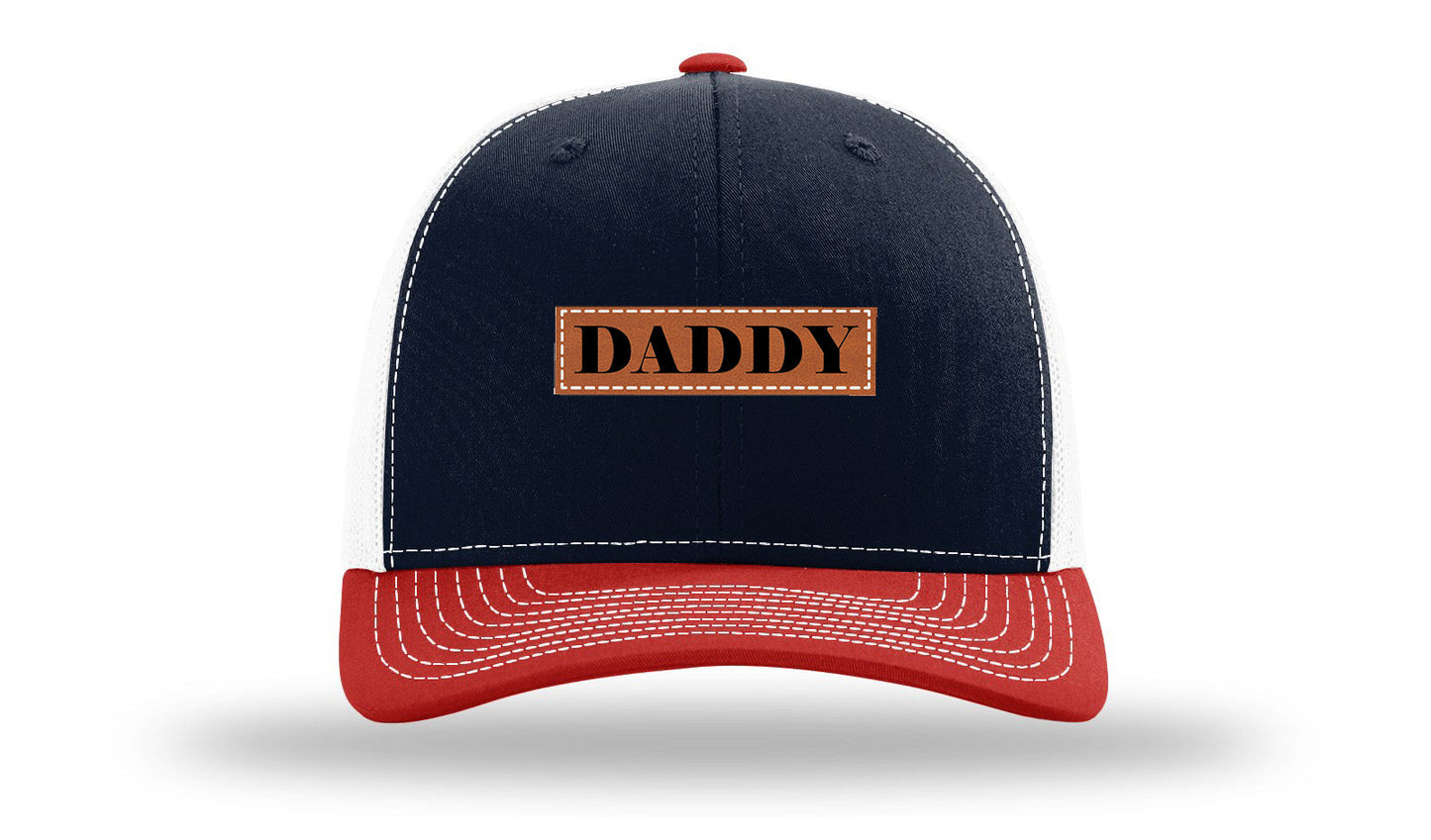 Daddy Leather Patch Richardson 112 Hat