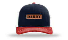Load image into Gallery viewer, Daddy Leather Patch Richardson 112 Hat
