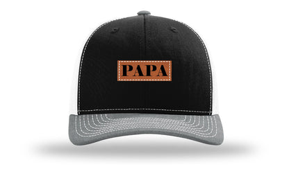 Papa Leather Patch Richardson 112 Hat