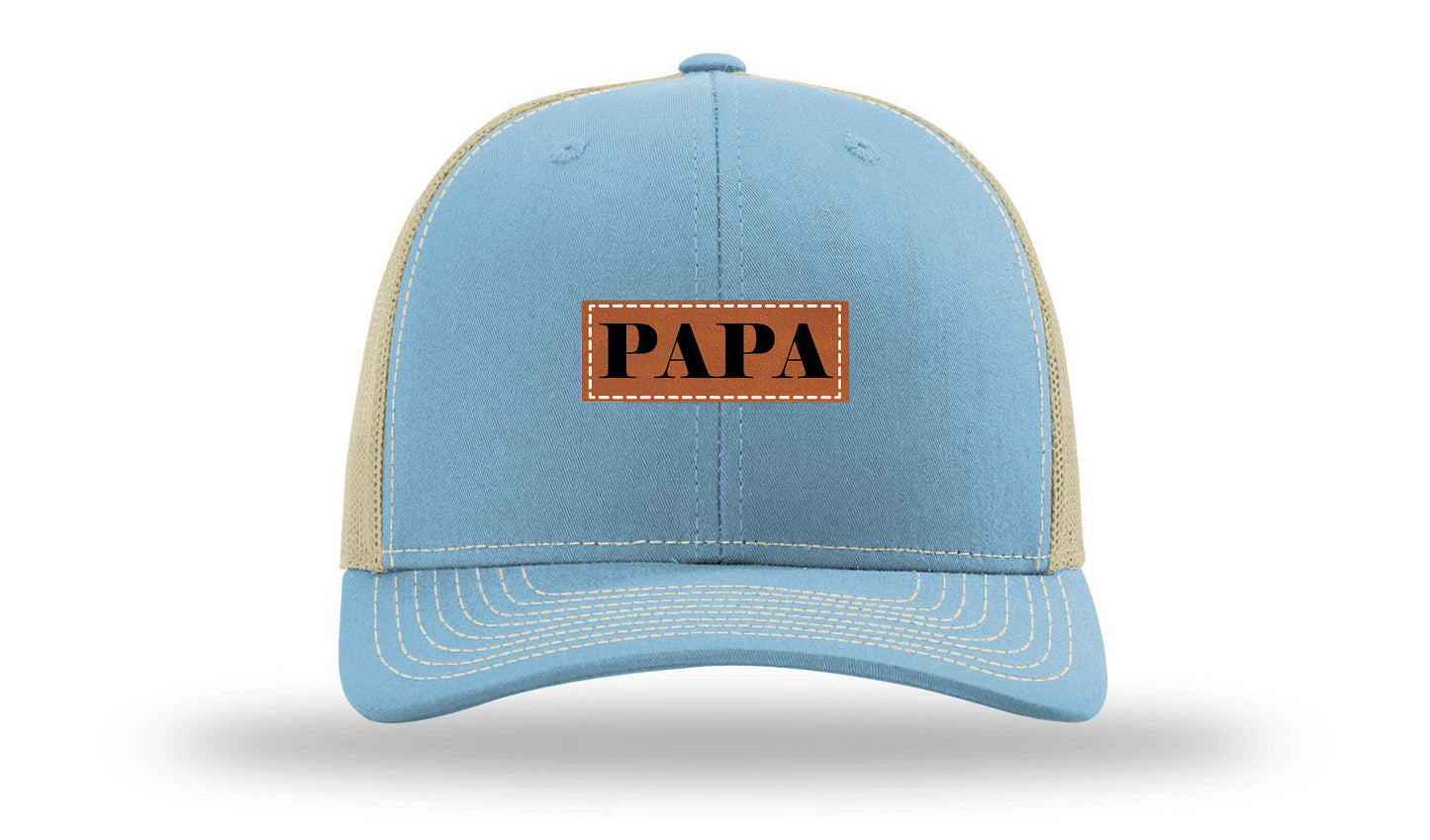 Papa Leather Patch Richardson 112 Hat