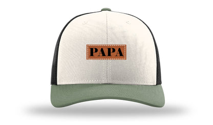 Papa Leather Patch Richardson 112 Hat