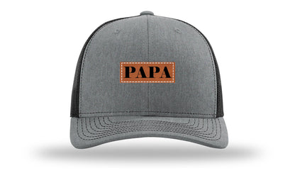 Papa Leather Patch Richardson 112 Hat