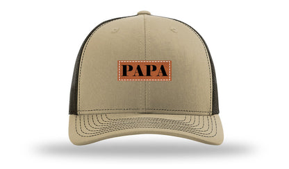 Papa Leather Patch Richardson 112 Hat