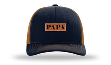 Load image into Gallery viewer, Papa Leather Patch Richardson 112 Hat
