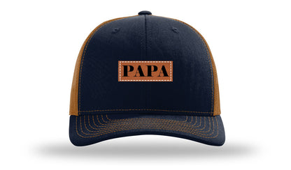 Papa Leather Patch Richardson 112 Hat