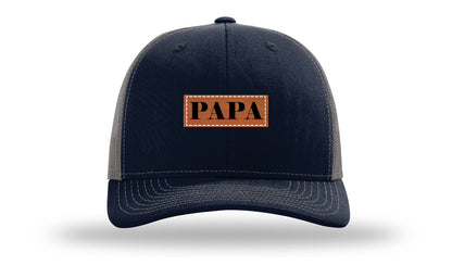 Papa Leather Patch Richardson 112 Hat