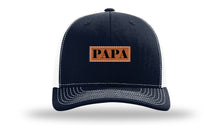 Load image into Gallery viewer, Papa Leather Patch Richardson 112 Hat
