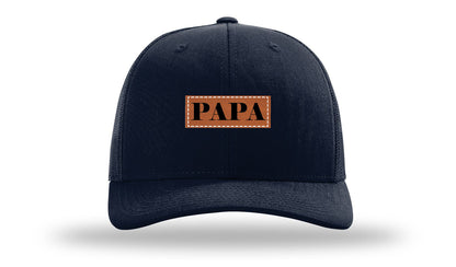 Papa Leather Patch Richardson 112 Hat