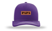 Load image into Gallery viewer, Papa Leather Patch Richardson 112 Hat
