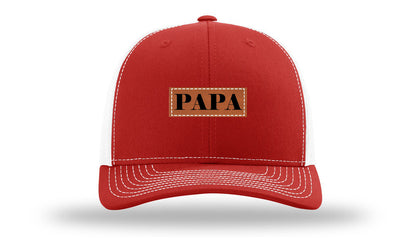 Papa Leather Patch Richardson 112 Hat