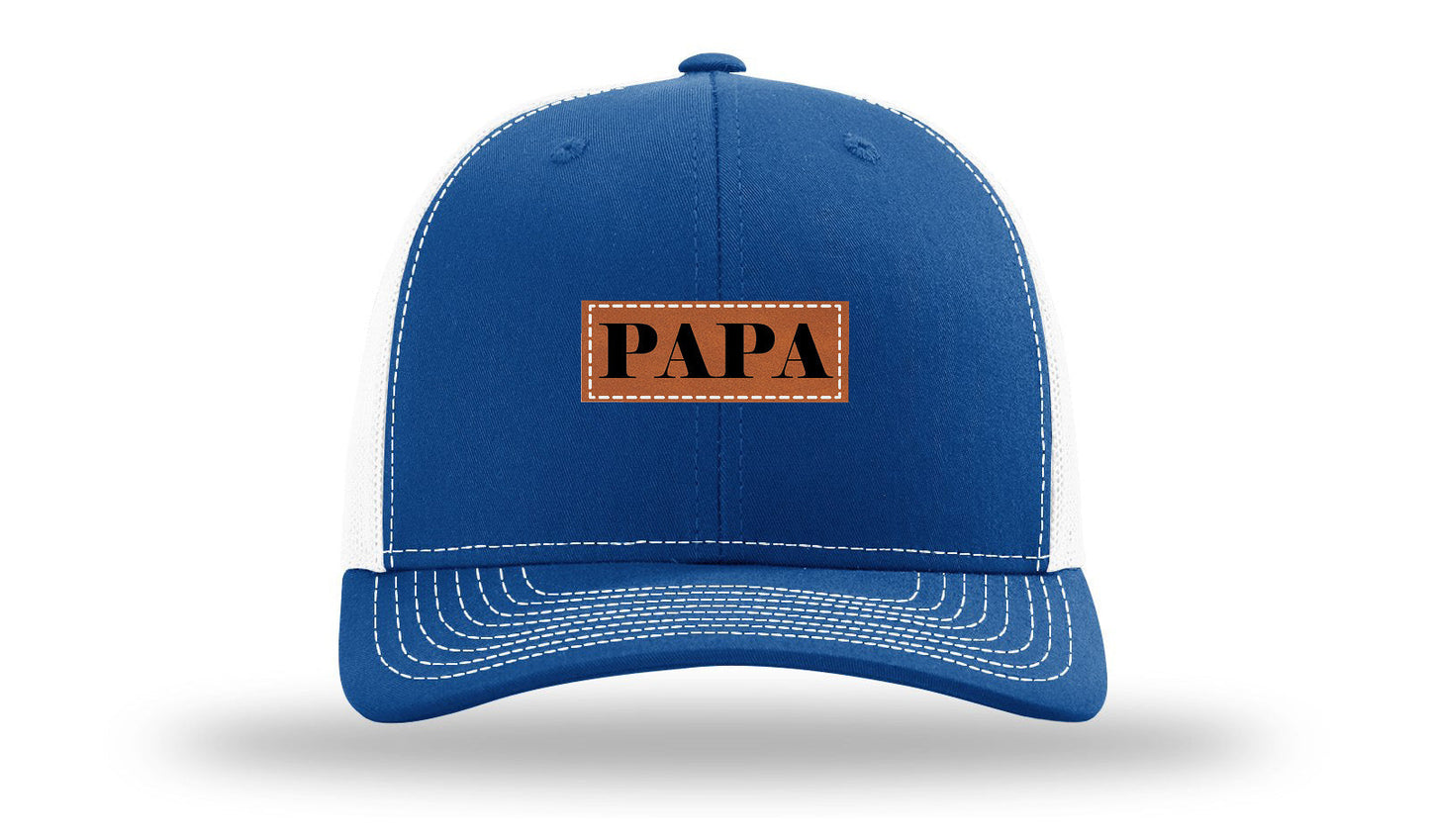 Papa Leather Patch Richardson 112 Hat