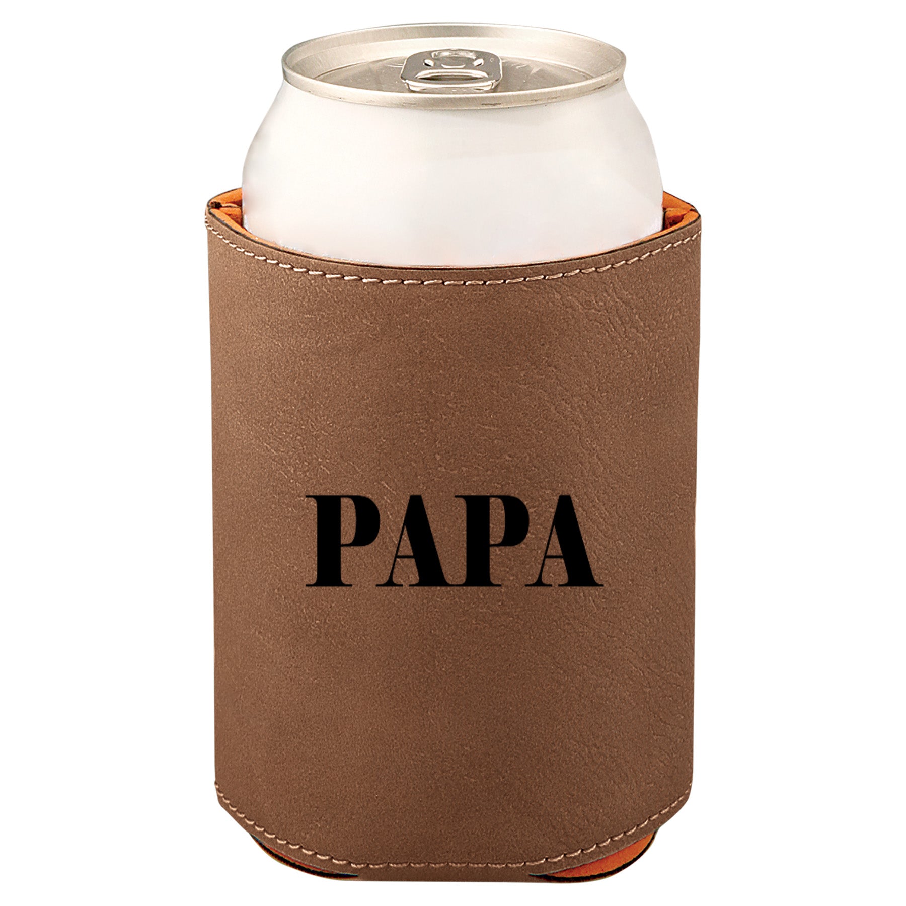 Papa Leatherette Koosie-Dark Brown