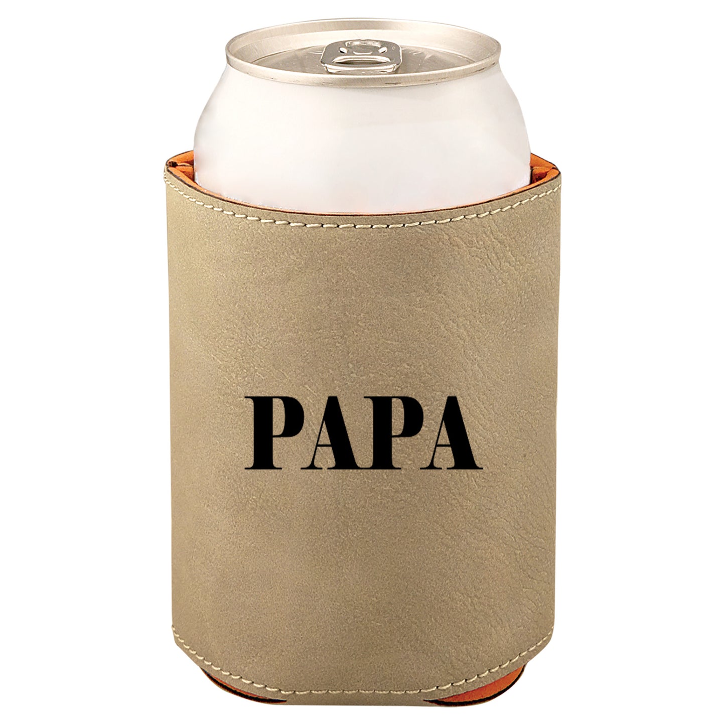 Papa Leatherette Koosie-Tan