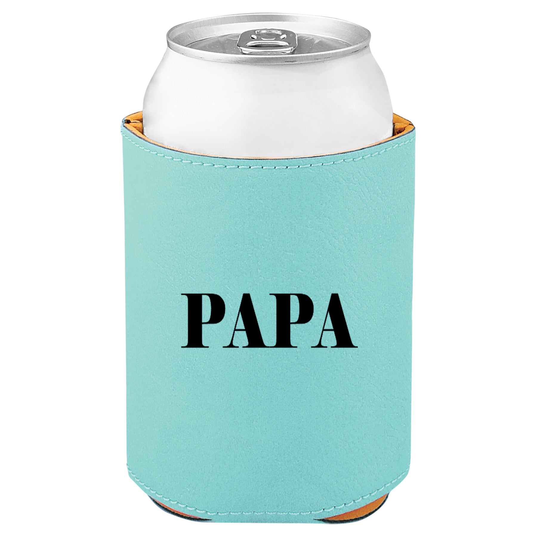 Papa Leatherette Koosie-Teal
