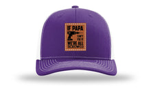 Load image into Gallery viewer, If Papa Can&#39;t Fix It Leather Patch Richardson 112 Hat
