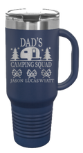 Load image into Gallery viewer, Dad Camping Squad 40oz Handle Mug Laser Engraved
