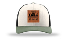 Load image into Gallery viewer, Dad&#39;s Camping Squad Leather Patch Richardson 112 Hat
