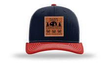 Load image into Gallery viewer, Dad&#39;s Camping Squad Leather Patch Richardson 112 Hat
