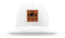 Load image into Gallery viewer, Dad&#39;s Camping Squad Leather Patch Richardson 112 Hat
