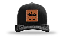 Load image into Gallery viewer, Dad&#39;s Fishing Boat Leather Patch Richardson 112 Hat
