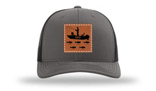 Load image into Gallery viewer, Dad&#39;s Fishing Boat Leather Patch Richardson 112 Hat
