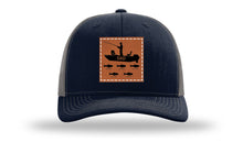 Load image into Gallery viewer, Dad&#39;s Fishing Boat Leather Patch Richardson 112 Hat
