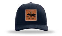 Load image into Gallery viewer, Dad&#39;s Fishing Boat Leather Patch Richardson 112 Hat
