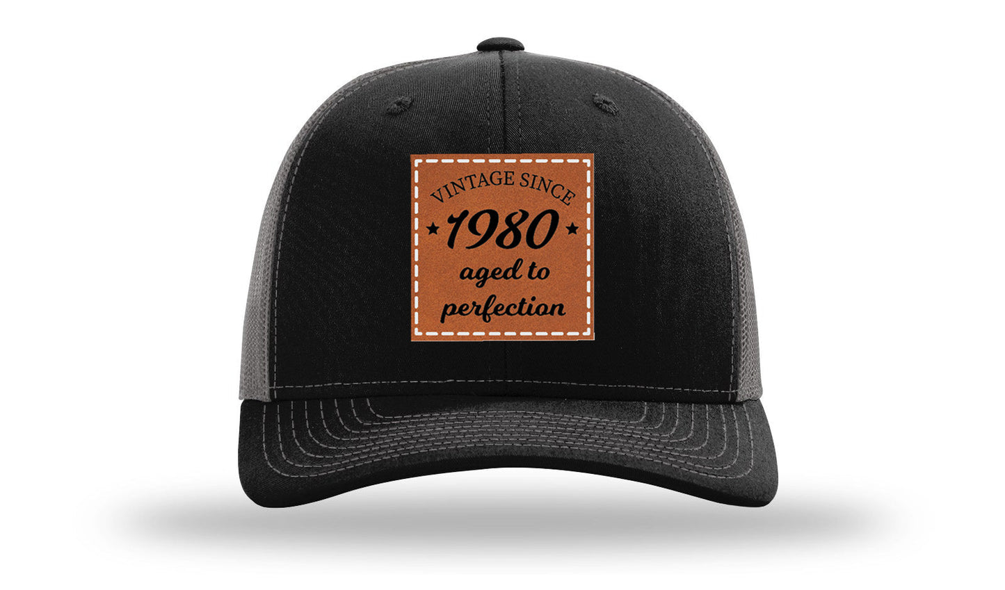 Aged To Perfection Leather Patch Richardson 112 Hat