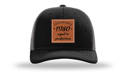 Aged To Perfection Leather Patch Richardson 112 Hat