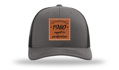 Aged To Perfection Leather Patch Richardson 112 Hat