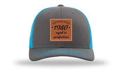 Aged To Perfection Leather Patch Richardson 112 Hat