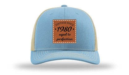 Aged To Perfection Leather Patch Richardson 112 Hat