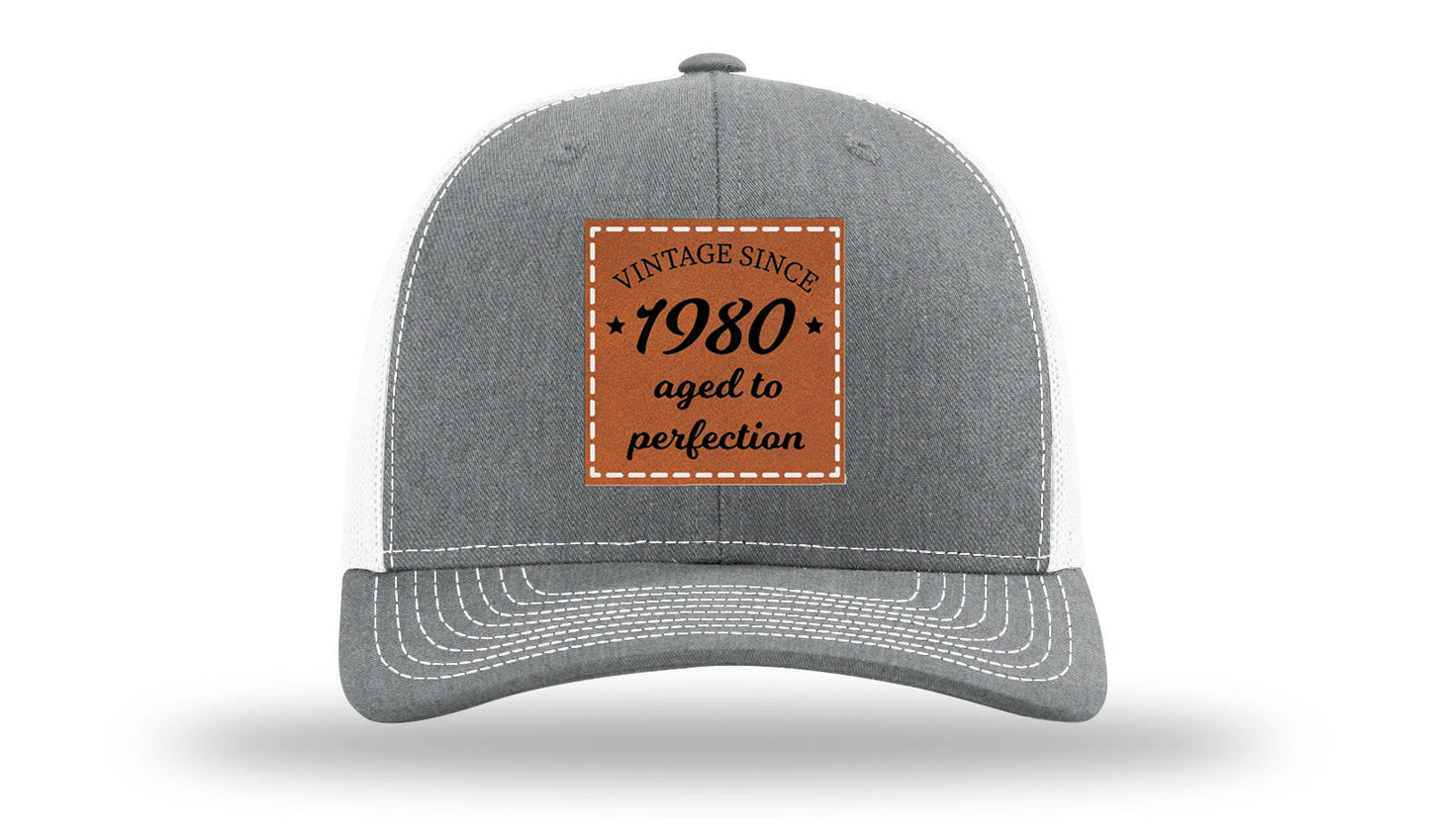 Aged To Perfection Leather Patch Richardson 112 Hat