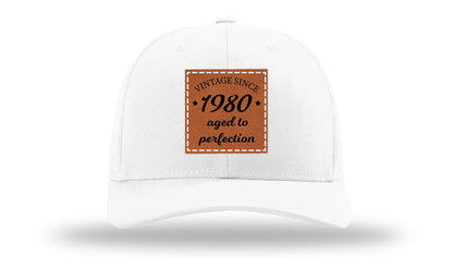 Aged To Perfection Leather Patch Richardson 112 Hat