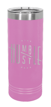 Load image into Gallery viewer, Stay Humble Hustle Hard Laser Engraved Skinny Tumbler (Etched)
