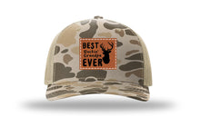 Load image into Gallery viewer, Best Buckin&#39; Grandpa Leather Patch Richardson 112PFP Camo Hat
