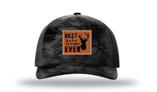 Load image into Gallery viewer, Best Buckin&#39; Grandpa Leather Patch Richardson 112PFP Camo Hat
