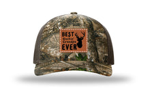 Load image into Gallery viewer, Best Buckin&#39; Grandpa Leather Patch Richardson 112PFP Camo Hat
