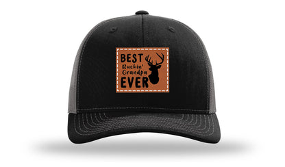 Best Buckin' Grandpa Leather Patch Richardson 112 Hat