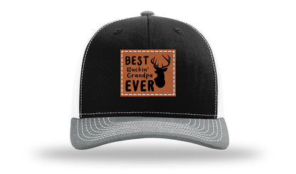 Best Buckin' Grandpa Leather Patch Richardson 112 Hat