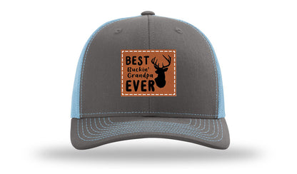 Best Buckin' Grandpa Leather Patch Richardson 112 Hat