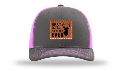Best Buckin' Grandpa Leather Patch Richardson 112 Hat