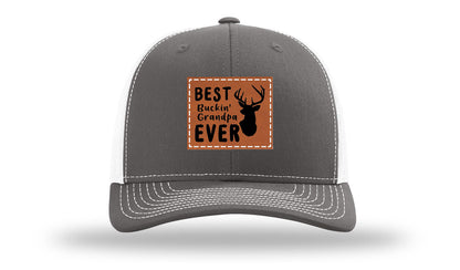 Best Buckin' Grandpa Leather Patch Richardson 112 Hat
