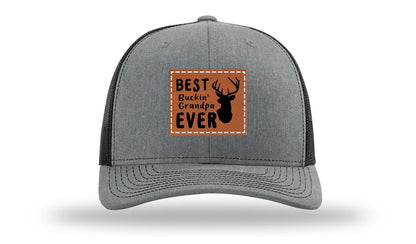 Best Buckin' Grandpa Leather Patch Richardson 112 Hat