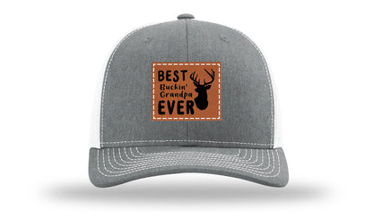 Best Buckin' Grandpa Leather Patch Richardson 112 Hat
