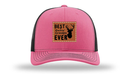 Best Buckin' Grandpa Leather Patch Richardson 112 Hat